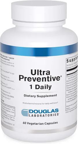 Douglas Laboratories Ultra Preventive 1 Daily | Suplemento multivitamínico y mineral para apoyar la producción de energía, la función inmunológica y