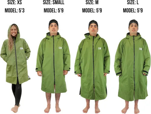 Miniatura 29 de COR Surf Swim Parka for Youth and Adults Heavy-Duty Weatherproof Swimming Jacket with Size Options for Men, Women and Kids