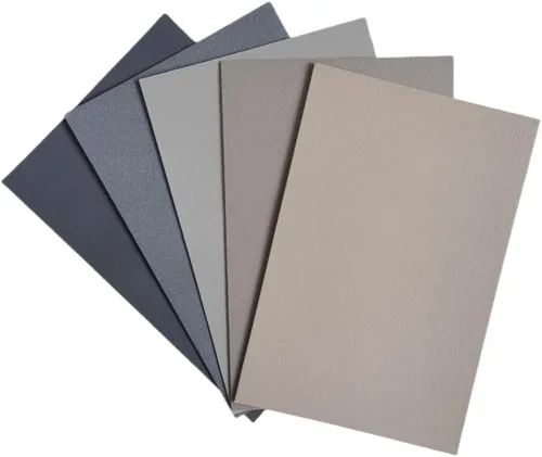 MAIMOUFIN Paquete de 5 hojas de papel lijado pastel, papel de dibujo para artistas, tamaño pequeño, papel de lija de arte de colores mixtos para