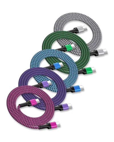 Miniatura 8 de Cable USB C para iPhone Air iPhone 17e 17 Pro Max 17 Pro 17 16e 16 Pro 15 Pro/Plus, 2 unidades de cable de carga rápida USB a Usbc, cable de carga