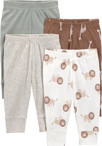 Miniatura 23 de Simple Joys by Carter's - Pantalones de forro polar para bebé, paquete de 4