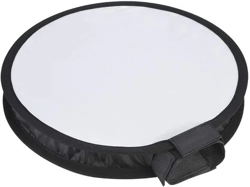 Miniatura 4 de Difusor Softbox, difusor portátil plegable de nailon de forma redonda de 15.7 in con una bolsa de almacenamiento para luz de flash de cámara