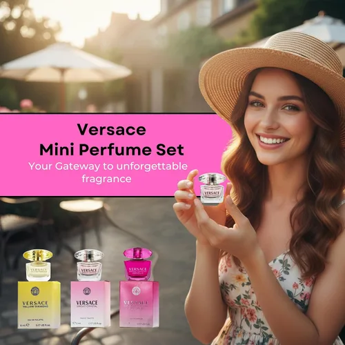 Miniatura 6 de Versace Colección de Fragancias en Miniatura de 3 Piezas - Bright Crystal Absolu, Bright Crystal, Yellow Diamond - Set de Regalo para Mujeres 0.17