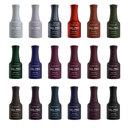 Miniatura 7 de KIARA SKY Gel Pro Colección de esmaltes de uñas de gel sin hema, 18 colores cada botella de 0.5 onzas líquidas, The Autumn Essence