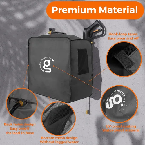 Miniatura 3 de Giraffe Tools - Funda para lavadora a presión para Grandfalls Plus/Plus+ y Pro Resistente a los rayos UV, impermeable, antidecoloración