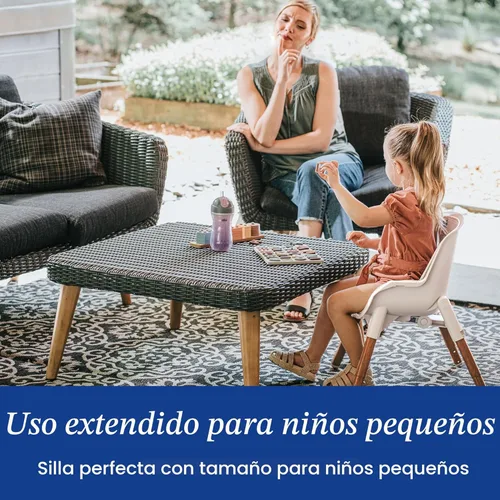 Miniatura 5 de Chicco Zest LE - Silla alta plegable 4 en 1, silla de alimentación, silla para niños pequeños y taburete juvenil, silla alta multiusos fácil de Crema