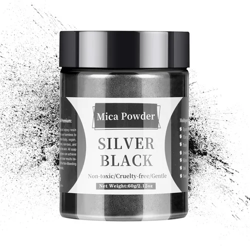 Miniatura 10 de Polvo de Mica - 40g Polvo de Mica para Resina Epoxi - Pigmento en Polvo para Tinte de Resina/Sombra de Ojos/Fabricación de Jabón/Uñas/Bombas de Baño