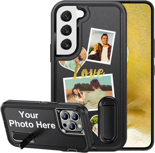 Miniatura 12 de Funda de teléfono personalizada para Samsung Galaxy S22 Ultra 5G, funda protectora de cuerpo completo a prueba de golpes con múltiples fotos, funda