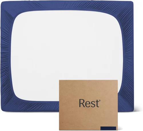 Miniatura 26 de REST® Evercool®+ Sábana bajera ajustable, tamaño King, azul claro, 15 pulgadas de profundidad (hasta 18 pulgadas), ropa de cama transpirable