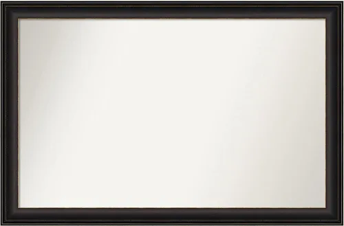 Miniatura 41 de Amanti Art Espejo de baño de bronce para sobre el fregadero, 24 x 24 pulgadas, espejo cuadrado de bronce Lara para tocador, marco de madera