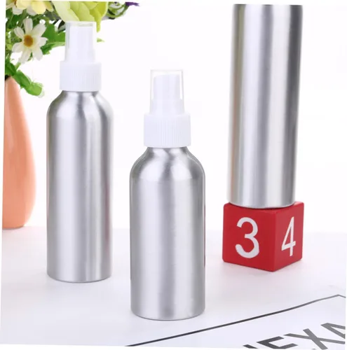 Miniatura 7 de DOITOOL 9pcs Refillable Aluminum Spray Bottles Travel Containers Nozzle for Perfume and Liquid Storage Portable and White