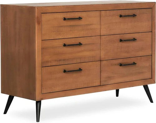 Evolur Cómoda Stilnovo Mid Century en caña de azúcar Sugar Cane