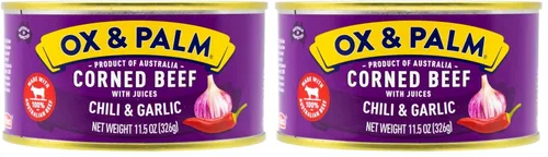 Miniatura 10 de Ox & Palm Carne en Conserva de Res Estilo Chunky Original, 7 Onzas (Paquete de 12)