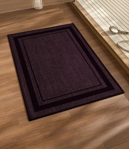 Miniatura 8 de chakme Juego de 2 alfombras de baño ultrafinas, absorbentes, antideslizantes, lavables a máquina, color beige oscuro, 17 x 24 pulgadas + tapete