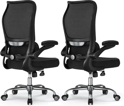Miniatura 16 de TRALT Silla de Oficina Ergonómica - Silla de Escritorio con Respaldo Alto Ondulado Soporte Lumbar Ajustable Silla de Computadora - Sillas Gaming