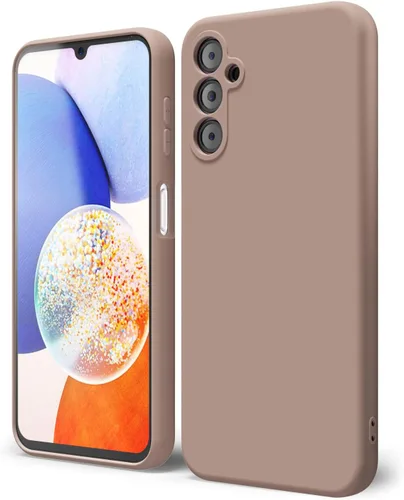 Miniatura 271 de oakxco Funda para teléfono Samsung Galaxy A12 con agarre de silicona líquida, linda delgada fina suave cubierta de gel de goma TPU lisa para mujeres