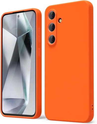 Miniatura 48 de oakxco Funda para teléfono Samsung Galaxy S21 Ultra con agarre de silicona líquida, bonita funda delgada y delgada de goma suave de TPU lisa