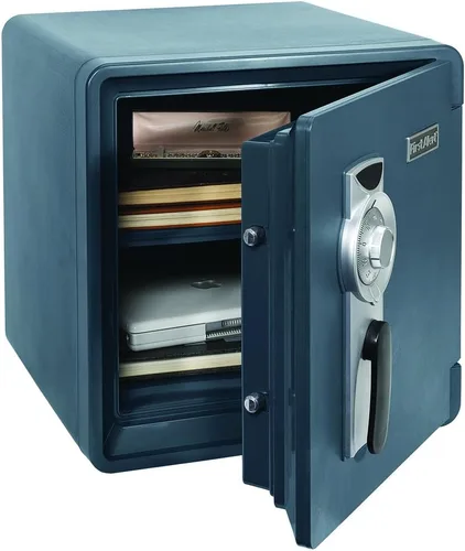 Miniatura 2 de Caja fuerte Honeywell, resistente al fuego, impermeable, con cerradura de combinación, 2087F, 0 volts