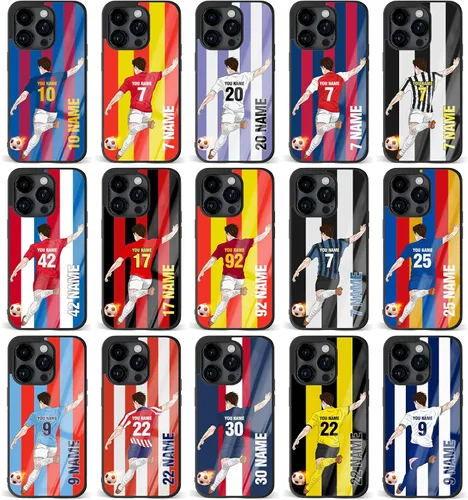 Miniatura 4 de Fundas de teléfono personalizadas con nombre personalizado para iPhone 11, 12, 13, 14 Pro 15, 16 Pro Max Plus Mini, para Samsung Galaxy S22 23 24 25