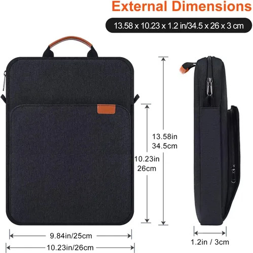 Miniatura 2 de Funda para tablet portátil de 12.9 pulgadas para Macbook Pro de 14.2 pulgadas/Air 13.6 pulgadas/Neo 13, Samsung Galaxy Tab S11 S10 S9 Ultra de 14.6