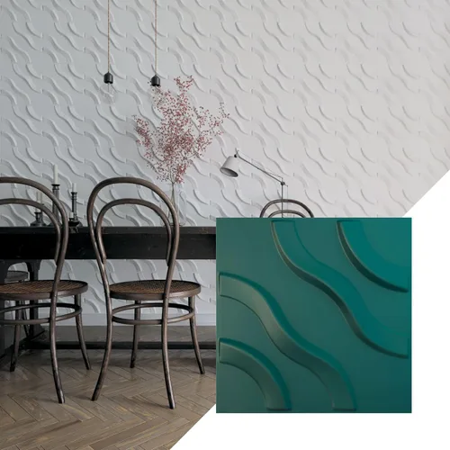 Miniatura 13 de Ekena Millwork WP12X12LAWH 11 7/8 pulgadas de ancho x 11 7/8 pulgadas de alto Lane EnduraWall Decorativo 3D Panel de pared cubre 0.98 pies cuadrados