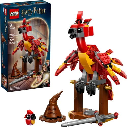 LEGO Harry Potter Fawkes: Fénix de Dumbledore - Juguetes de construcción y aprendizaje para juego de rol - Juguetes coleccionables de Harry Potter