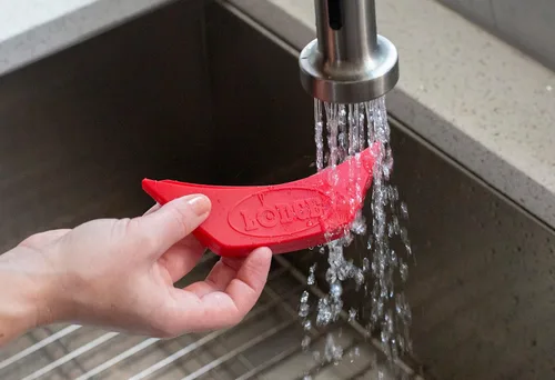 Miniatura 2 de Lodge ASAHH41 soporte con mango de silicona, color rojo (paquete de 2)