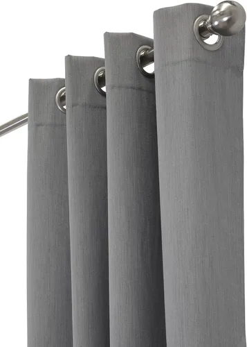 Miniatura 3 de LOFT LIVING Kelsey - Panel de cortina con textura opaca total, 52 x 63 pulgadas, color gris