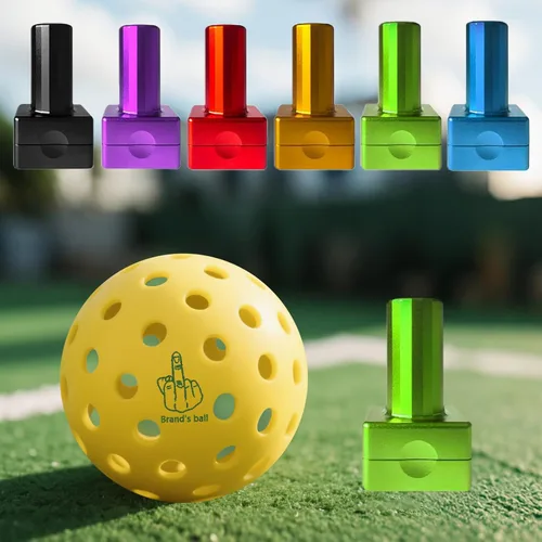 Miniatura 11 de Sello de Pelota de Pickleball Personalizado con Tu Logo Texto Marcador de Pickleball Reutilizable Perfecto para Marcar Tus Pelotas de Pickleball