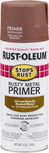 Pintura en aerosol para detener la corrosión de metales llanos oxidados Rust-Oleum 7769830, 12 onzas., 7769830