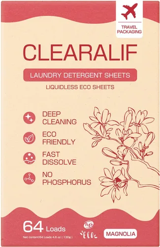 Miniatura 18 de CLEARALIF Hojas de detergente para ropa, lavanda, hasta 480 cargas, ideal para viajes, apartamentos, dormitorios, tiras de detergente para ropa