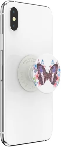 Miniatura 2 de PopSockets Agarre adhesivo para teléfono, soporte, soporte para teléfono, mariposa - So Fly Así que volar