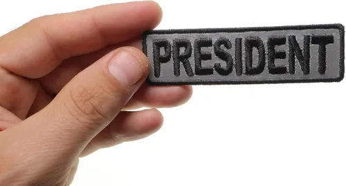 Miniatura 3 de President Patch, parches de club de motocicleta para motociclistas (P3744)