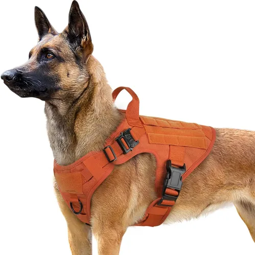 Miniatura 16 de rabbitgoo - Arnés táctico para perros pequeños, arnés resistente para mascotas con asa, chaleco de servicio sin tirones para razas pequeñas, chaleco