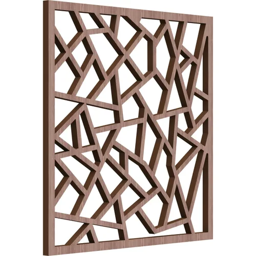 Miniatura 45 de 7 3/8 pulgadas de ancho x 7 3/8 pulgadas de alto x 3/8 pulgadas de alto, paneles de pared de madera con calado decorativo extra pequeño de Venecia