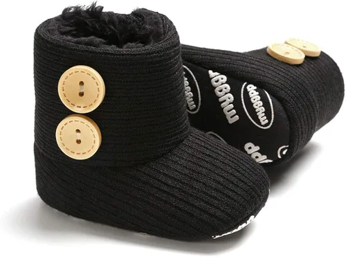 Miniatura 2 de BABITINA Infant Boots Winter Baby Girl Shoes Soft Sole Anti-Slip Toddler Snow Warm Prewalker Newborn Boots