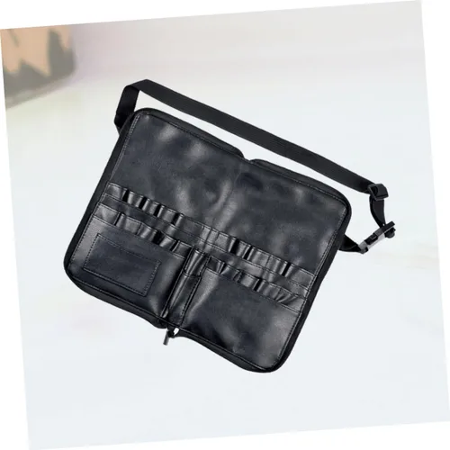 Miniatura 3 de Beavorty Profesional cepillo de maquillaje bolsa de la cintura cosmética de la PU para las mujeres maquillaje cepillo organizador 24 tubos 4
