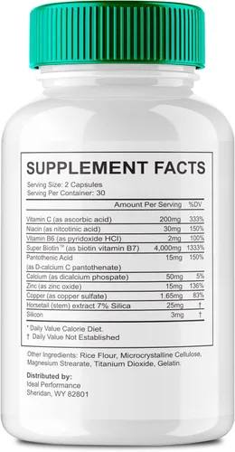 Miniatura 2 de Follixin Cápsulas de crecimiento del cabello, píldoras de suplemento de salud capilar Follixin, máxima fuerza, nutre el cabello Follixin, fortalece