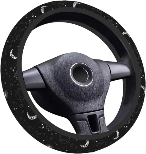 Miniatura 7 de Funda para Volante Accesorios para Automóvil Antideslizante Transpirable Universal 15 Pulgadas Neopreno Decoración Interior del Auto para Hombres