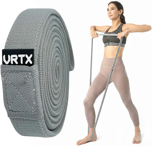 Miniatura 8 de VRTX No.00 Bandas de resistencia de tela para hombres y mujeres Banda larga de ejercicio para entrenamiento, estiramiento, yoga, entrenamiento