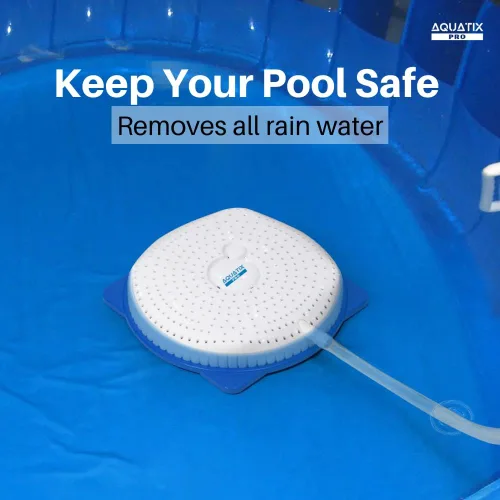 Miniatura 2 de Aquatix Pro kit de secador de alberca para suelo con cubierta sifón y bomba y manguera de 16 pies