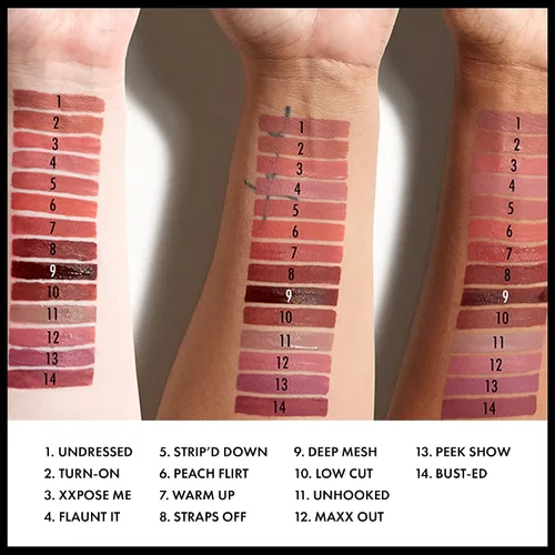 Miniatura 4 de Nyx - Maquillaje profesional; labial líquido de la línea Lingerie XXL, mate, Undress'd (Color rosa en tono desnudo)