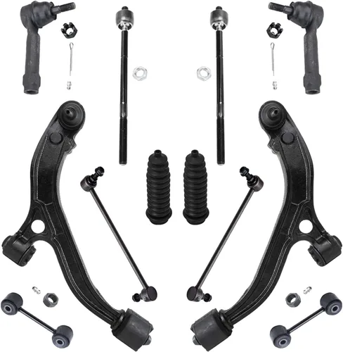 Miniatura 33 de Detroit Axle - Kit de extremo delantero para Ford 1998-2001 Explorer Mercury Mountaineer, 4 barras estabilizadoras delanteras y traseras, 2 brazos