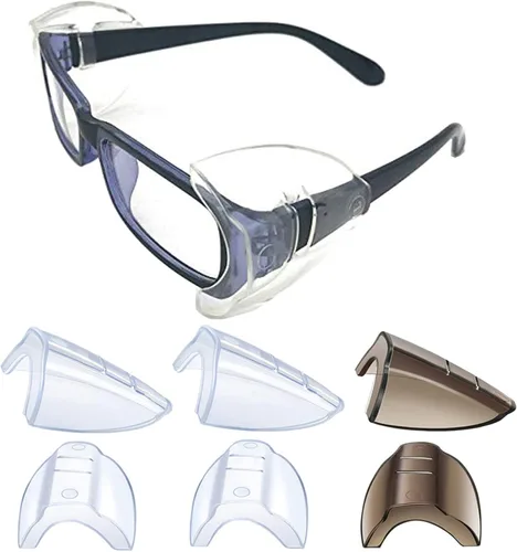 Miniatura 9 de Protectores laterales para gafas, protectores laterales deslizables, tamaño L se adapta a marcos de gafas medianos a grandes, tamaño M se adapta a