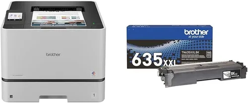 Paquete de impresora láser a color Brother HL-L8430CDW para negocios con impresión de bajo costo y redes inalámbricas + cartucho de tóner negro