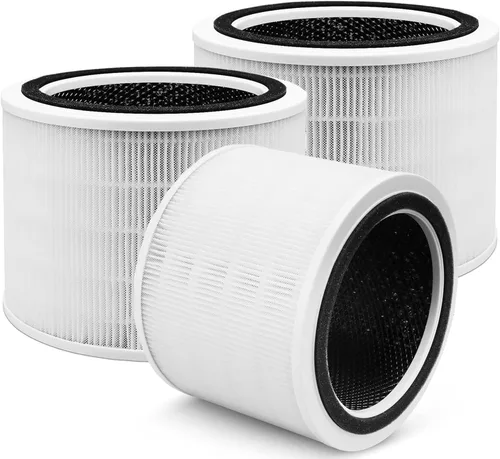 Filtro de repuesto Core 200S compatible con el purificador de aire LEVOIT Core 200S Smart WiFi, apto para filtro de repuesto Levoit Core 200s, 3