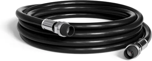 THE CIMPLE CO - Cable coaxial RG6 de 1 pie para exteriores - Cable coaxial doble blindado para interiores y exteriores para antenas de TV vía