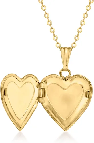 Miniatura 3 de Canaria - Collar con medallón de corazón floral de oro amarillo de 10 quilates, Oro, no conocido