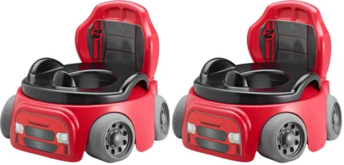 Miniatura 7 de The First Years Training Wheels Racer Orinal de Entrenamiento para Ir al Baño - Orinal de Entrenamiento de Carro de Carreras - Incluye Asiento