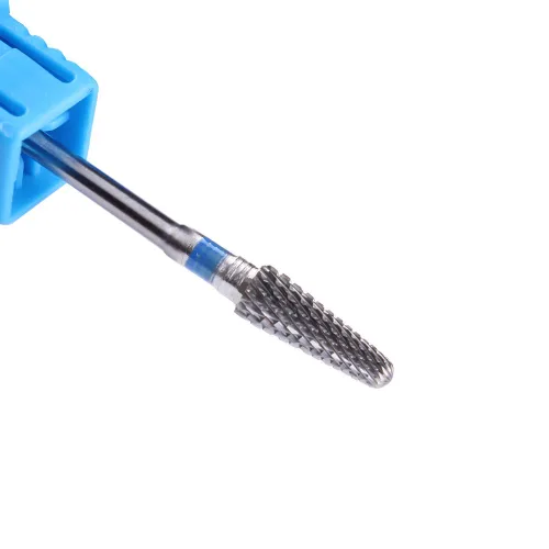 Miniatura 7 de Taladro de uñas de cerámica rosa, lima de grano medio, cono cónico, taladro eléctrico de manicura (0.236 x 0.551 in)